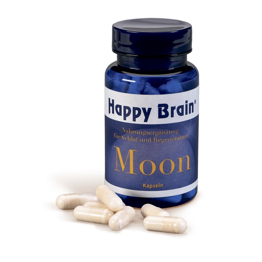 Happy Brain Moon Kapseln im Glas