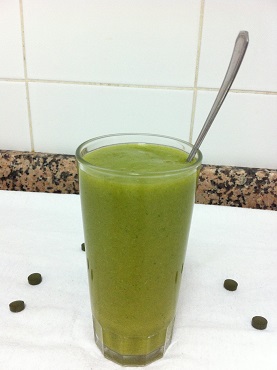 Zucchini-Mango-Chlorella-Drink Zucchini-Mango-Chlorella-Drink