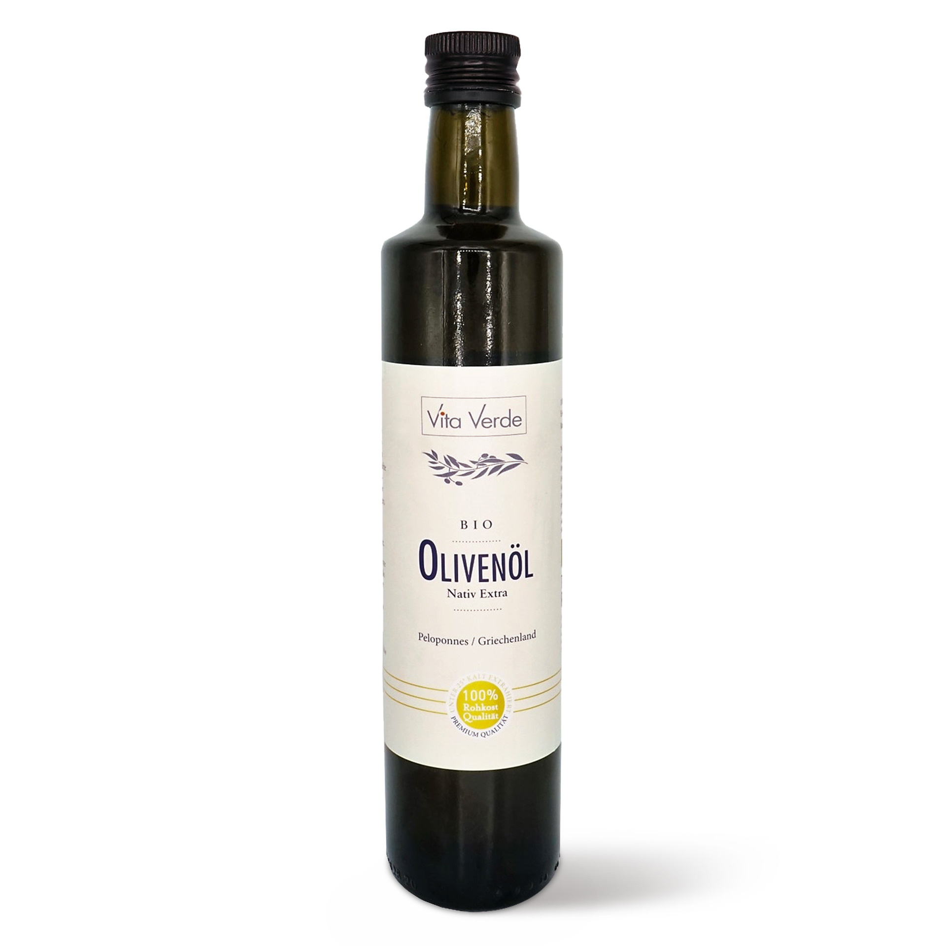 Vita Verde BIO Olivenöl Peloponnes extra nativ in Rohkost Qualität
