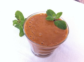 Grüner Kakao mit Gojibeeren Grüner Kakao mit Gojibeeren