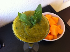 Papaya und Rucola Smoothie Papaya und Rucola Smoothie