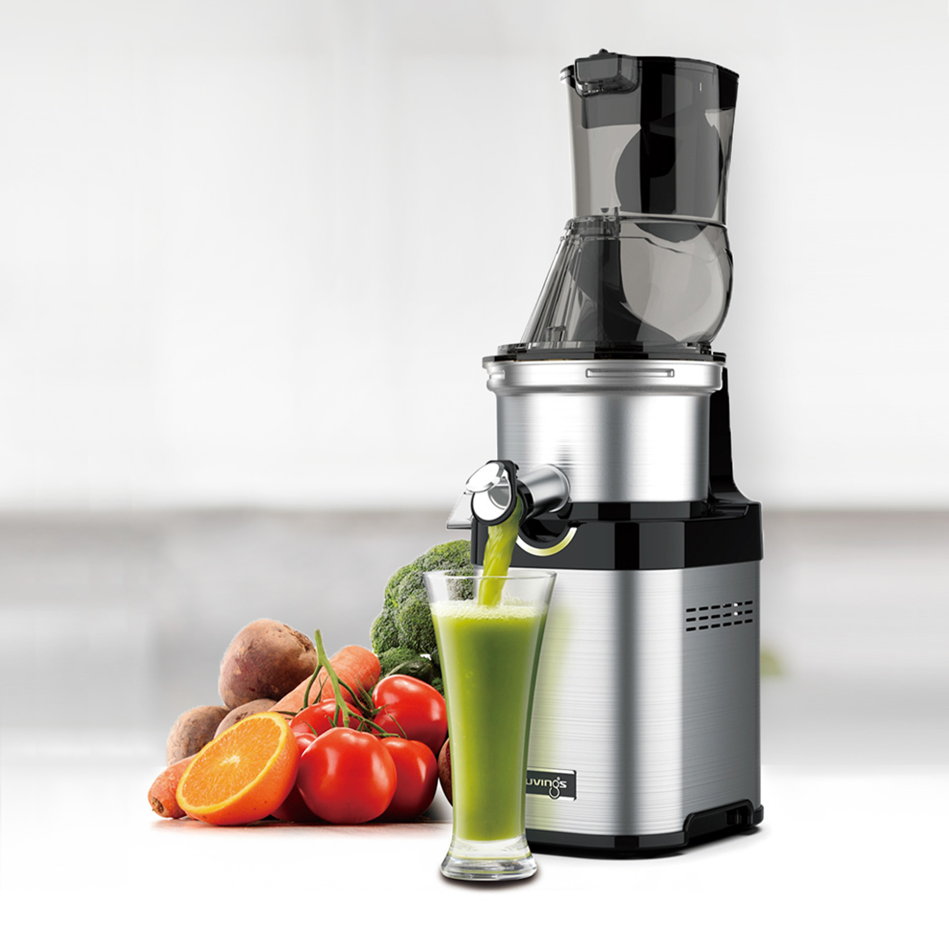 Kuvings Profi Slow Juicer CS700 | Edelstahl | 53904ED