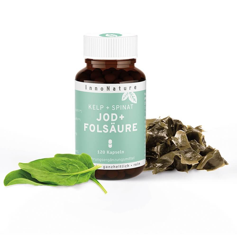 Innonature Jod und Folsäure 120 Kapseln - Menge: 120 Kapseln