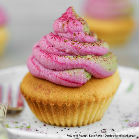 Vegane Fasching Cupcakes